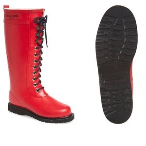 Isle Jacobsen Tall Red Rain Boots ☔️